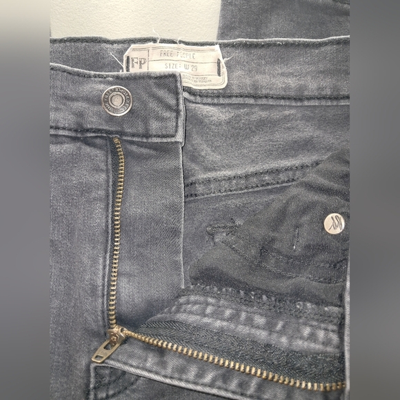Free People Womens Black Jeans Size 29 - Picture 2 of 11